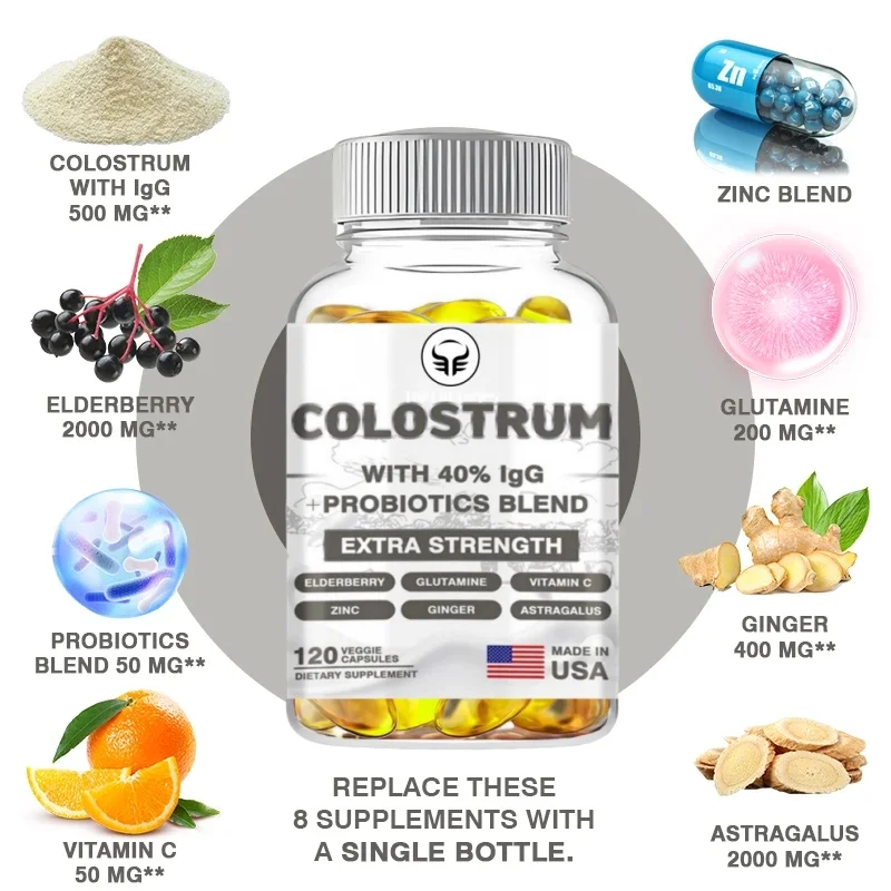 Top Factories Colostrum Enhance Digestion & GI Boost Immune System Aid Muscle Recovery Certified NonGMO