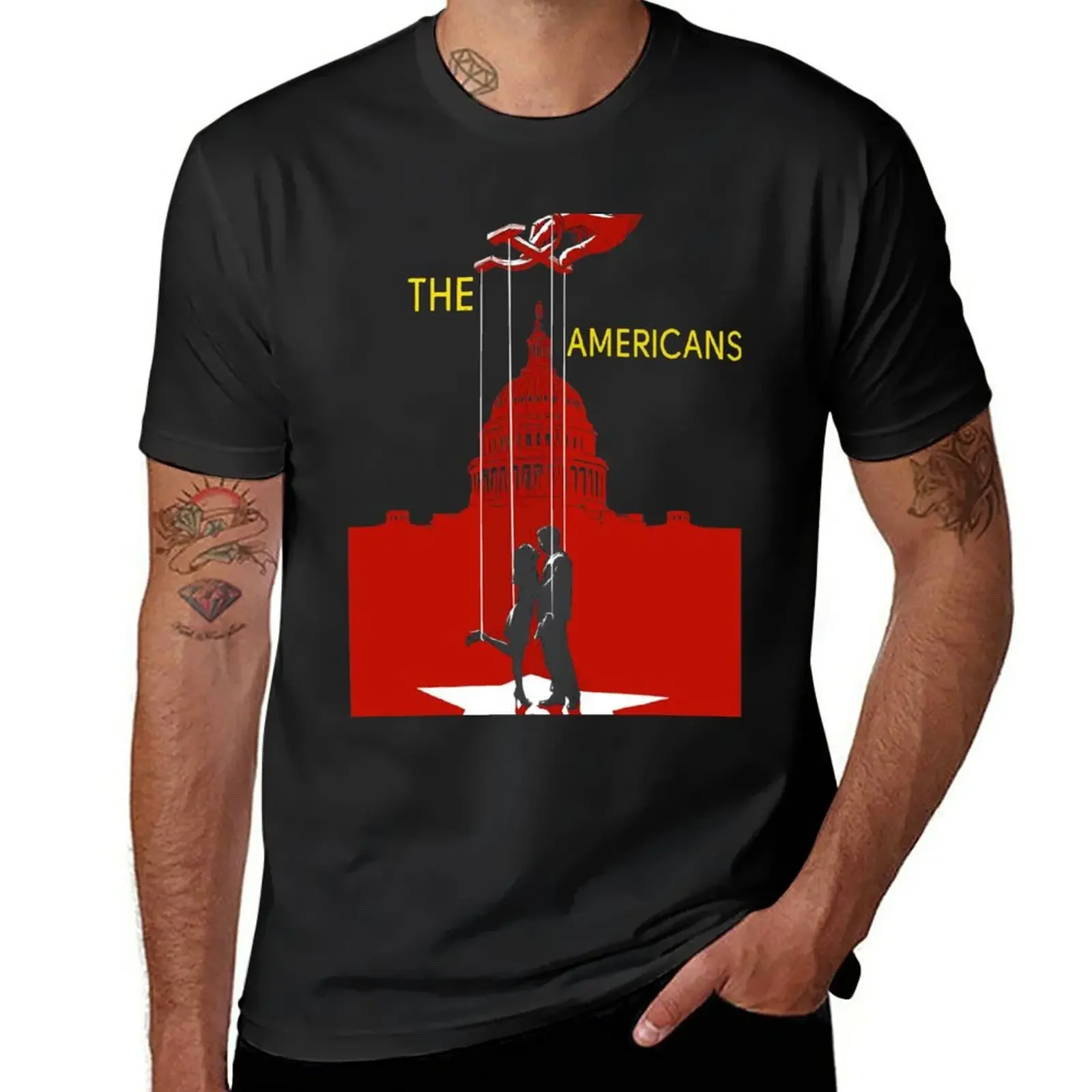 New Change Agents the americans T-Shirt vintage clothes boys animal print shirt mens graphic t-shirts big and tall