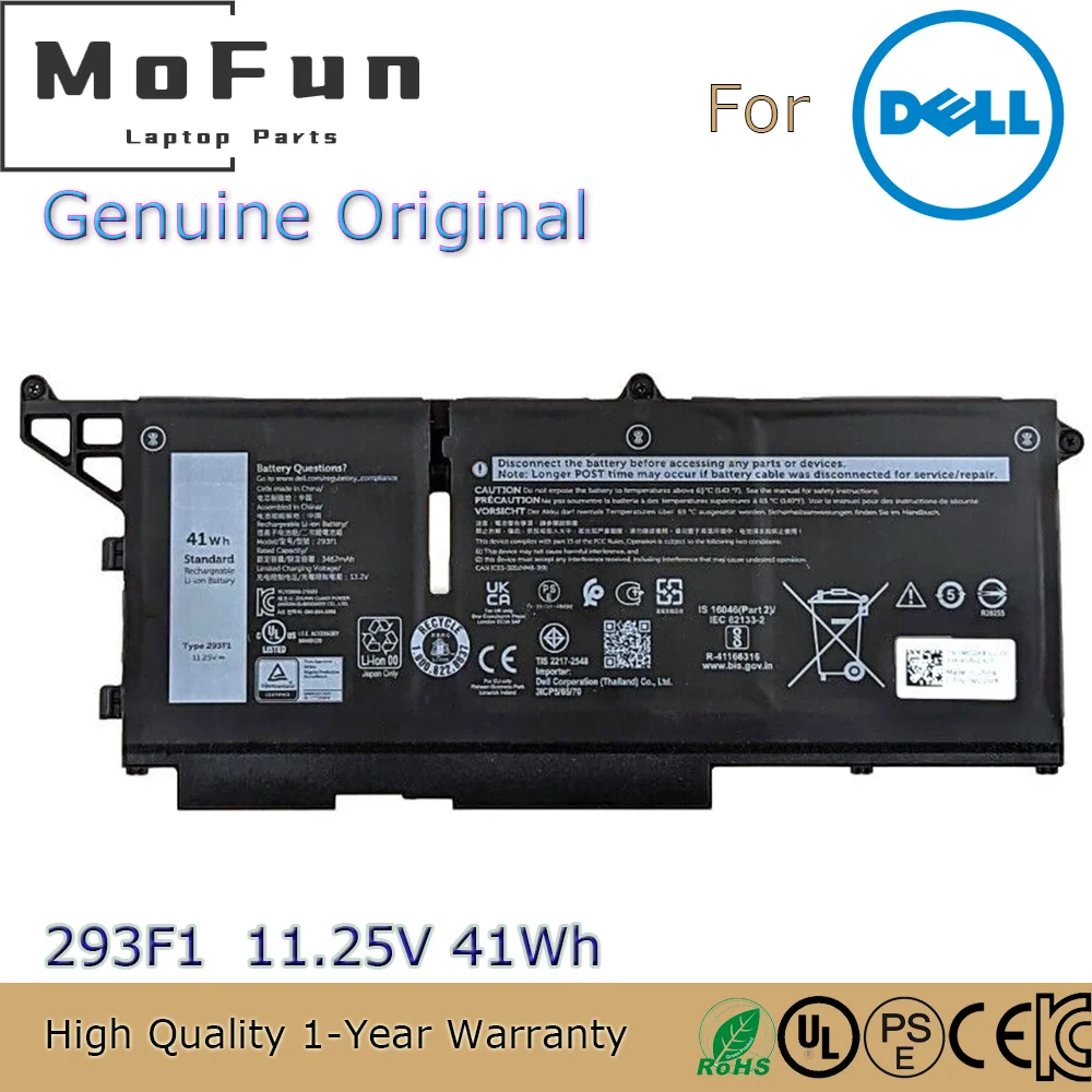 Brand New Original 293F1 11.25V 3467mAh Laptop Battery for Dell Latitude 13 7330 5320 Rugged Extreme 404T8 01VX5 8WRCR