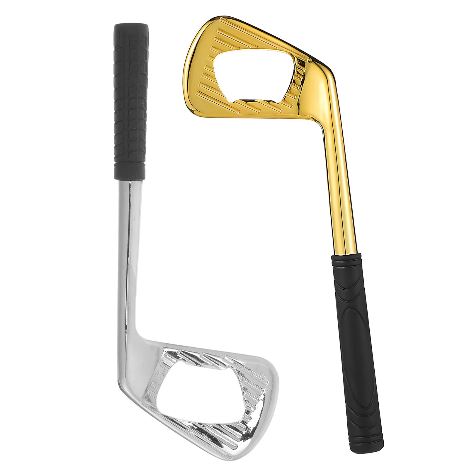 2Pcs Bottle Opener Golf Club Zinc Alloy Beer Wine Opener Mini Keyring Bar Party Restaurant Decor Tool Bottle Openers