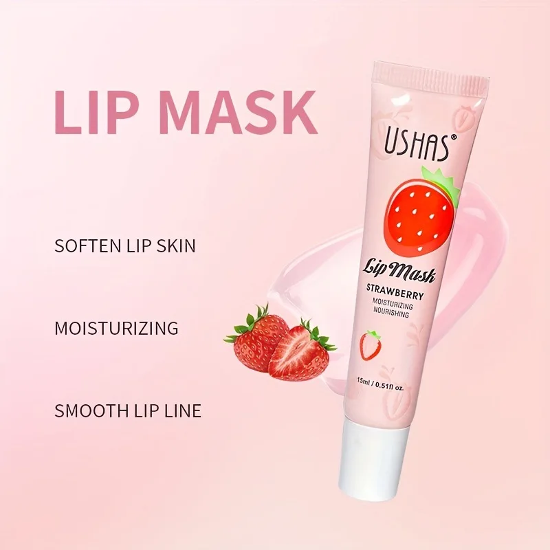 Soft Tube Lip Mask Cross Border Ready Stock Lip Care Moisturizing for Dry Cracked Lips Overnight Repair Export