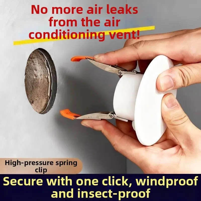 Durable Pipe Cover Air Conditioner Hole Decorative Cap Vent Seal Plug Flue Hole Blanking Cover