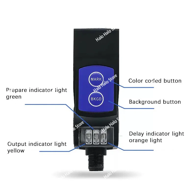 TL50-W-815 Photoelectric Switch TL50 Color Coded Electric Eye Sensor Bag Making Photoelectric Sensor