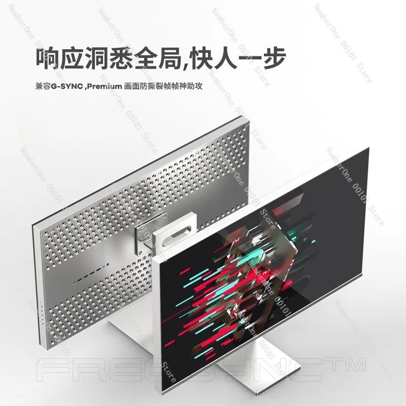 شاشة ألعاب IPS مقاس 32 بوصة 4K 144 هرتز، HDR600، نقاط كمية، هيكل من سبائك الألومنيوم المعدنية بالكامل