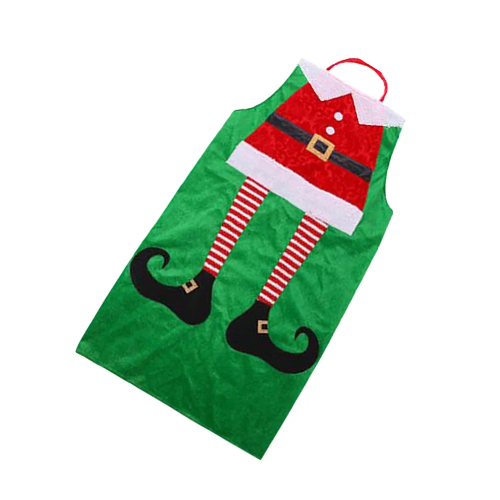 

Sleeveless Christmas Cooking Apron Creative Design Adjustable Fit Most Sizes Apron for Home Cafe Hotel 456