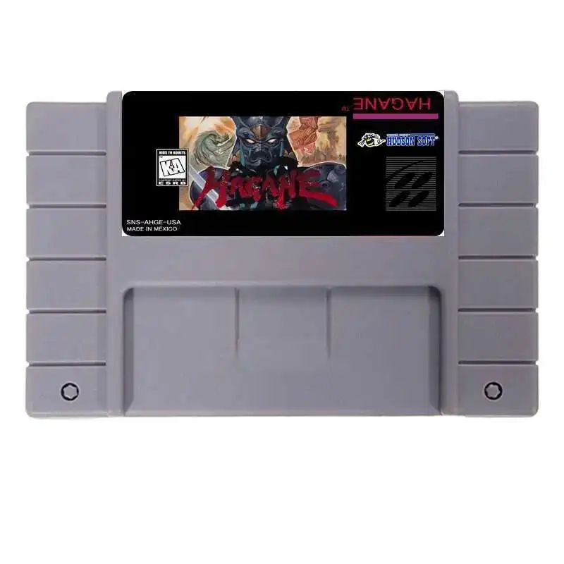 Большая серая игровая карта Hagane NTSC версии 16 бит 46 Pin для игроков в