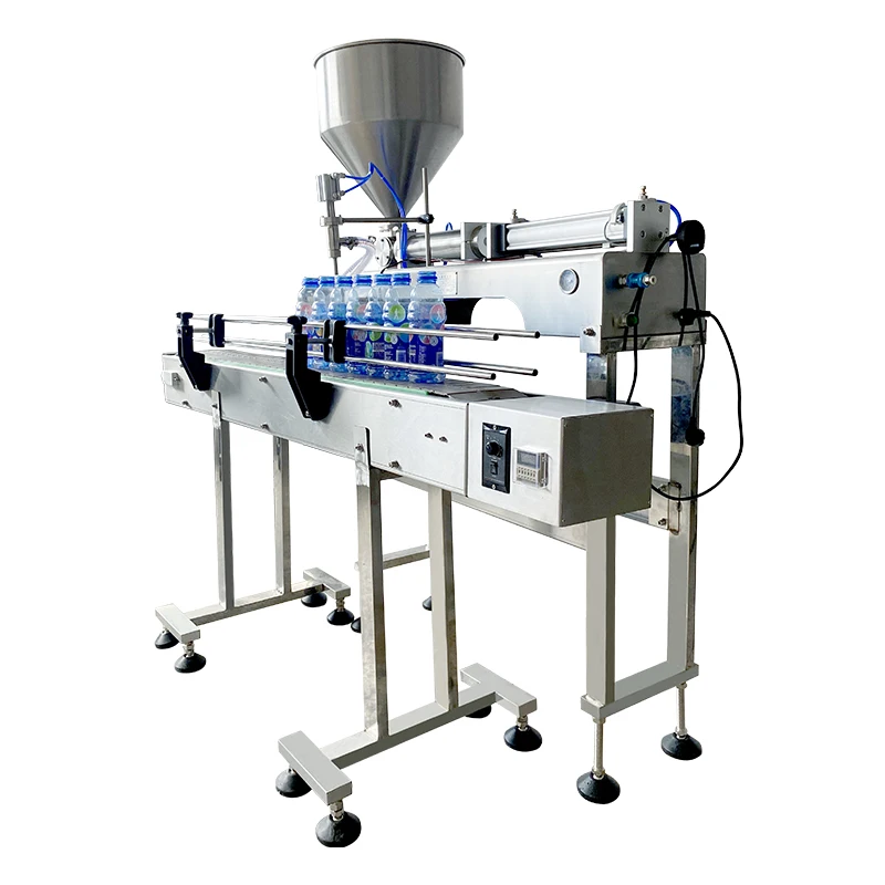 Customized Semi-Automatic Volumetric Filling Machine for Cosmetics Toothpaste Tahini Ketchup Peanut Butter for Glass