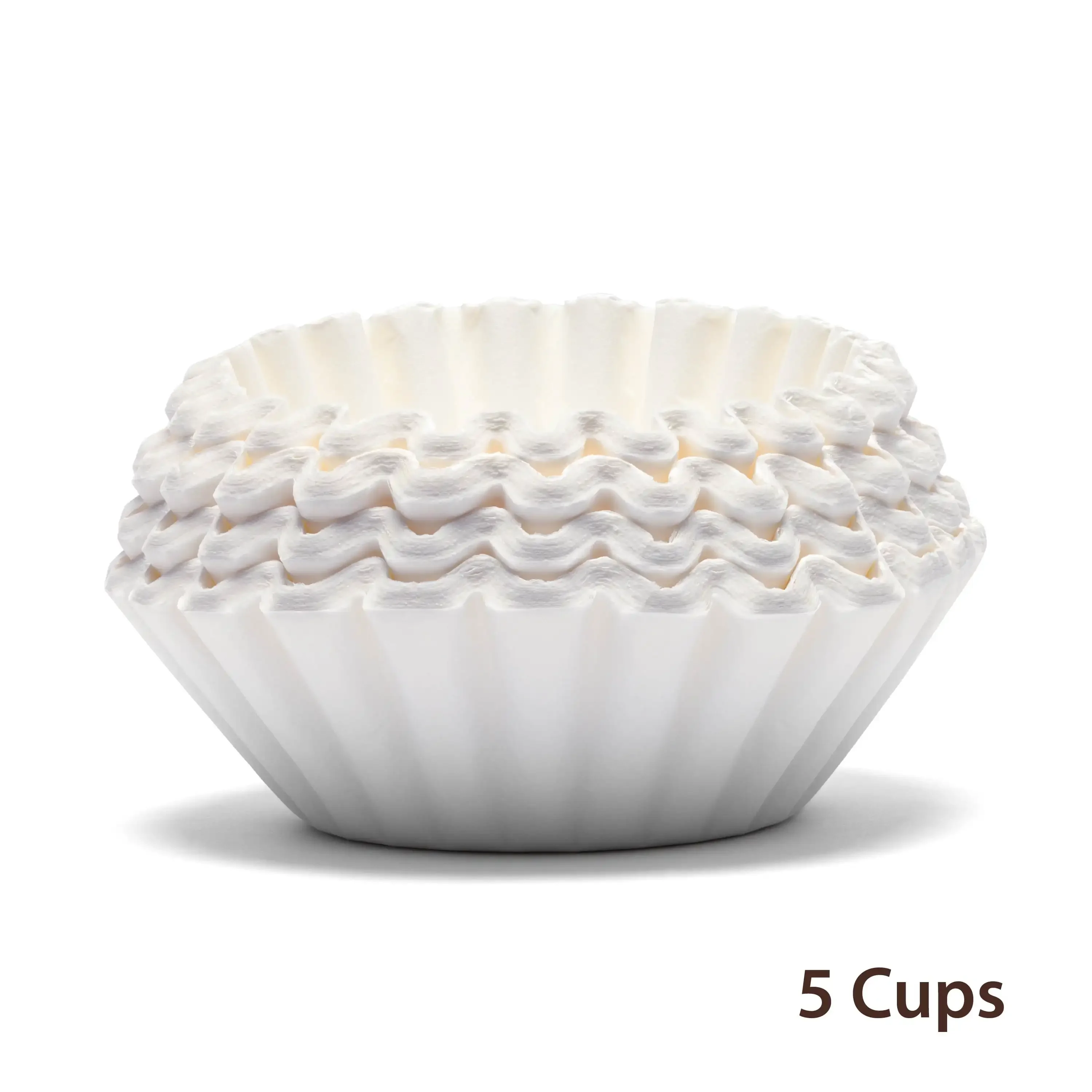 

Coffee Filters, 5-Cup Paper Disposable Basket Coffee Filters, 200 Count