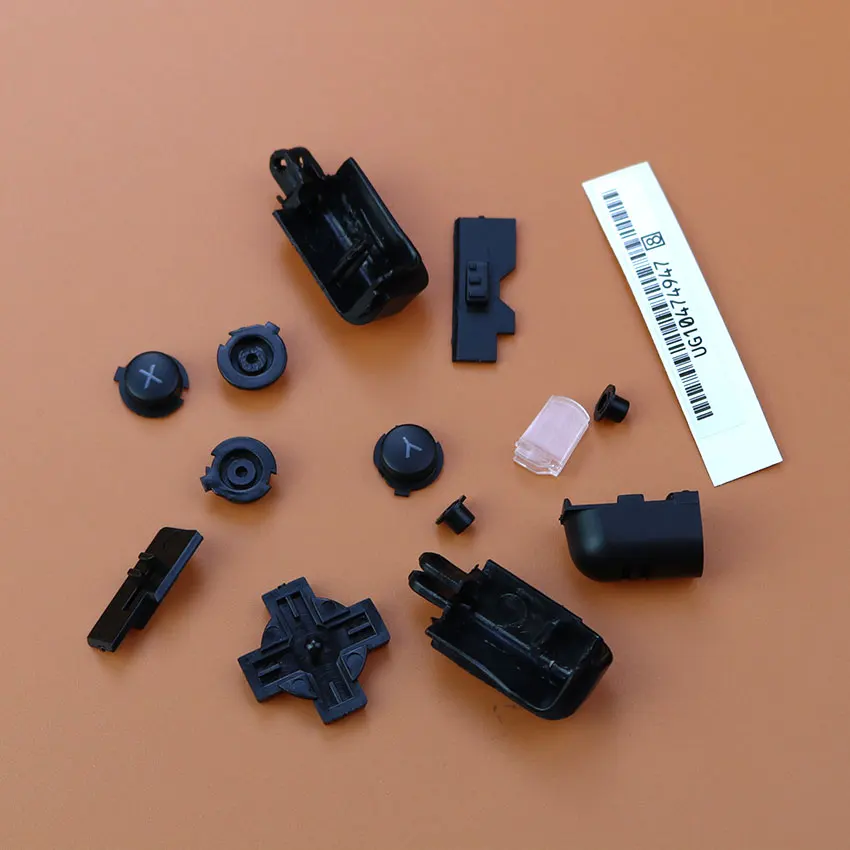 JCD-Juego de botones completos de repuesto para consola NDS Lite, tecla de encendido y apagado, ABXY, L, R, D, Pad Cross para NDSL