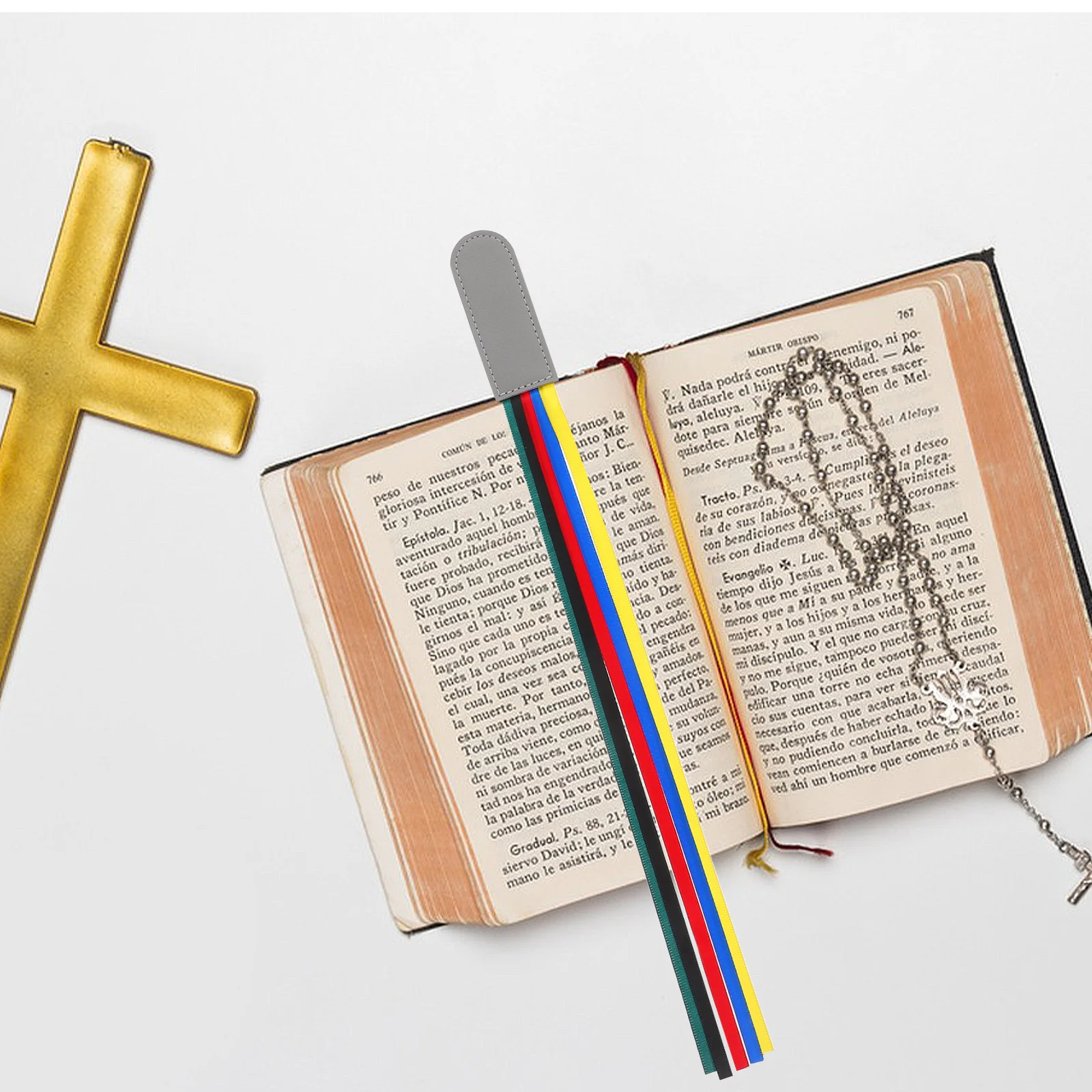 

7Pcs Bible Ribbon Bookmarks PU Material Vibrant Colors Page Markers for Bible Reading Study Accessories Bookmark Ribbons