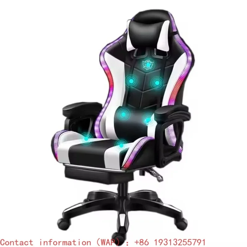 

【From China】Fast Shipping Silla Gamer Cheap Computer Gaming Chair Computer Adjustable Racing Gaming Chair With RGB And Massage