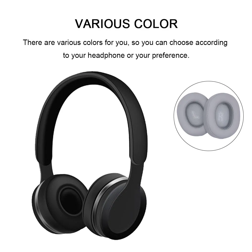 Ear Pad Cushions Earphones Solid Color Replacement for JBL E55BT Headset