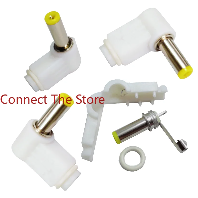 10PCS DC Plug Power Adapter 5.5 * 2.1 Tuning Fork Right Angle   Supply Male Fitting 5521 Elbow