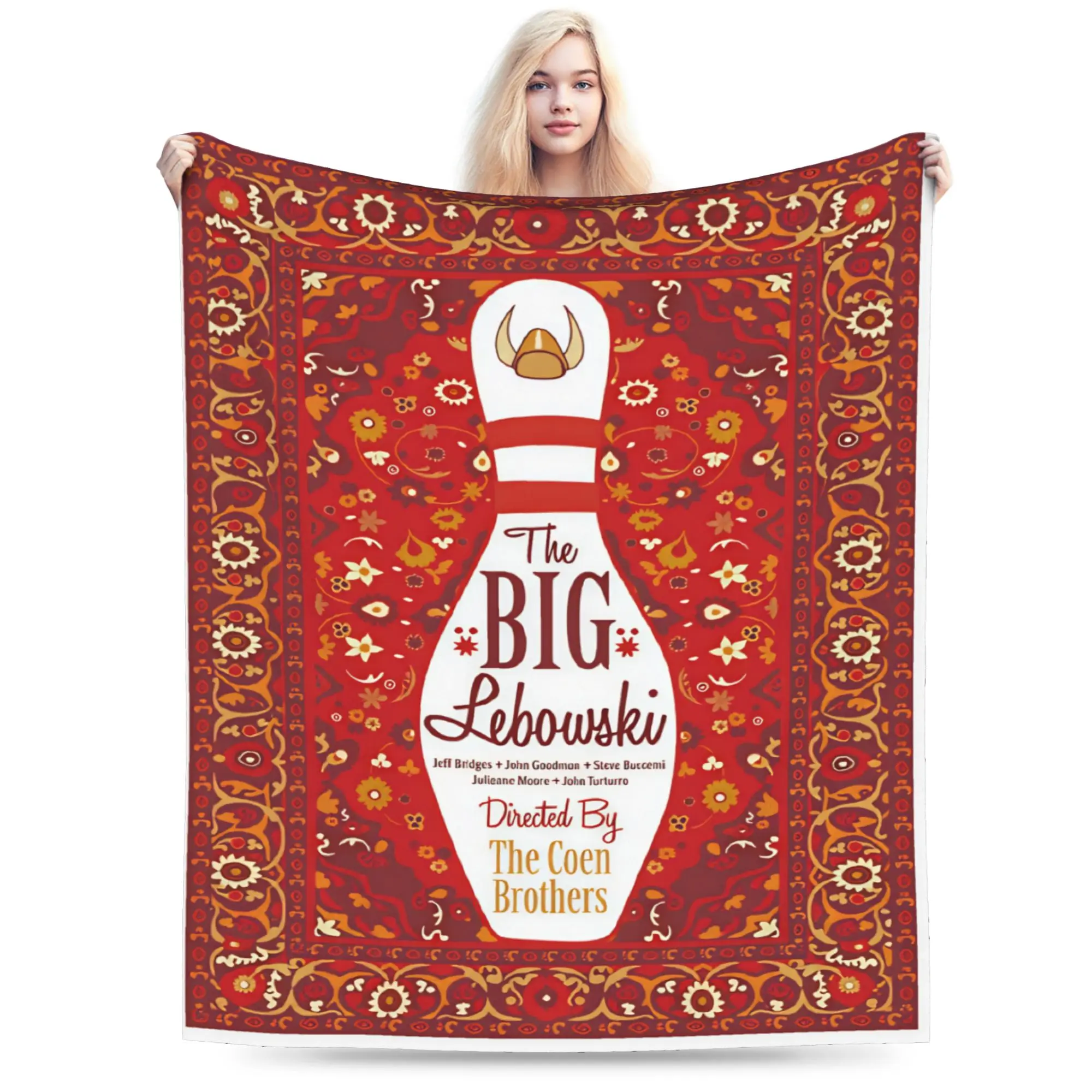 Super Warm Blanket Child Travel The Dude Big Lebowski Throw Blanket  Flannel Bedspread For Couch Chair Sofa Bed Sofa Bed Cover