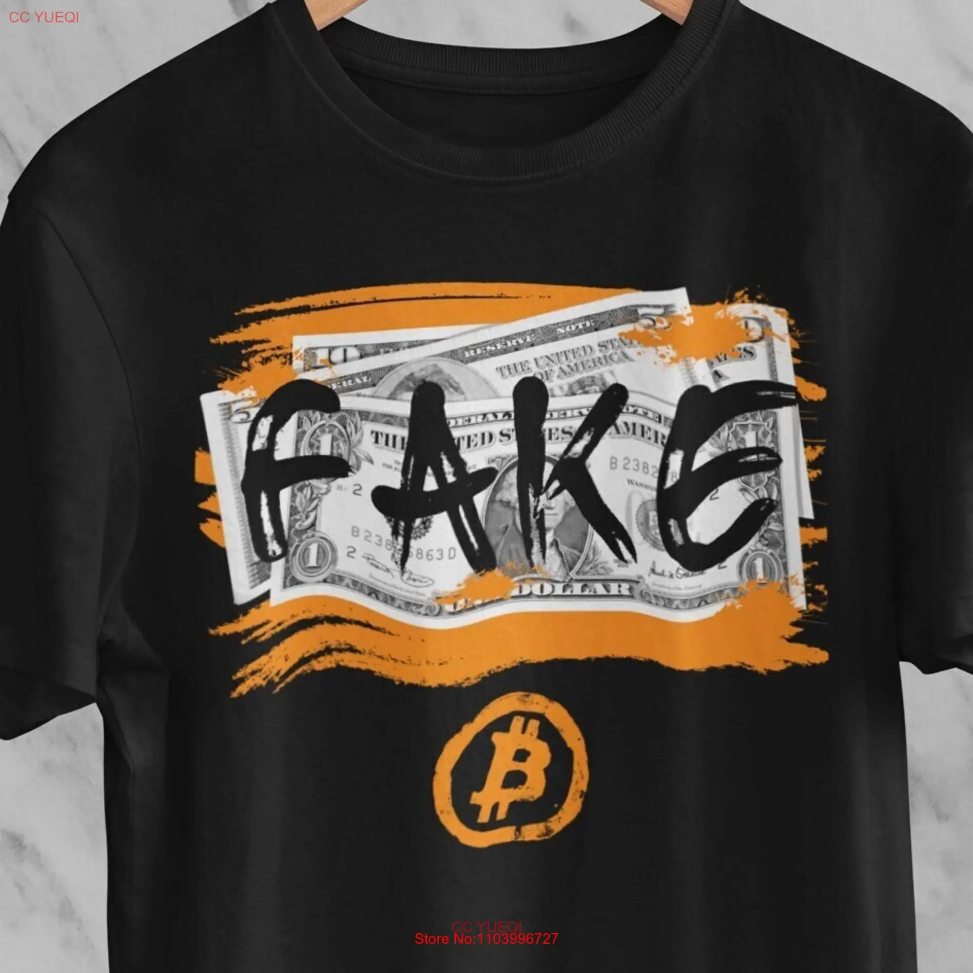 Bitcoin T Shirt Satoshi Nakamoto long or short sleeves