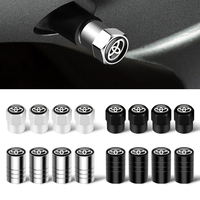 4PCS Car Tire Valve Stem Cap Auto Refit Accessories For Toyota Corolla Camry Yaris Auris RAV4 Hilux Ralink Ruizhi Highlander TRD