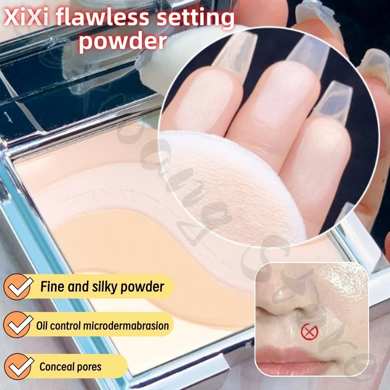 XIXI Soft and Flawless Setting Powder Concealer Microdermabrasion reduces oiliness and has a delicate and light texture