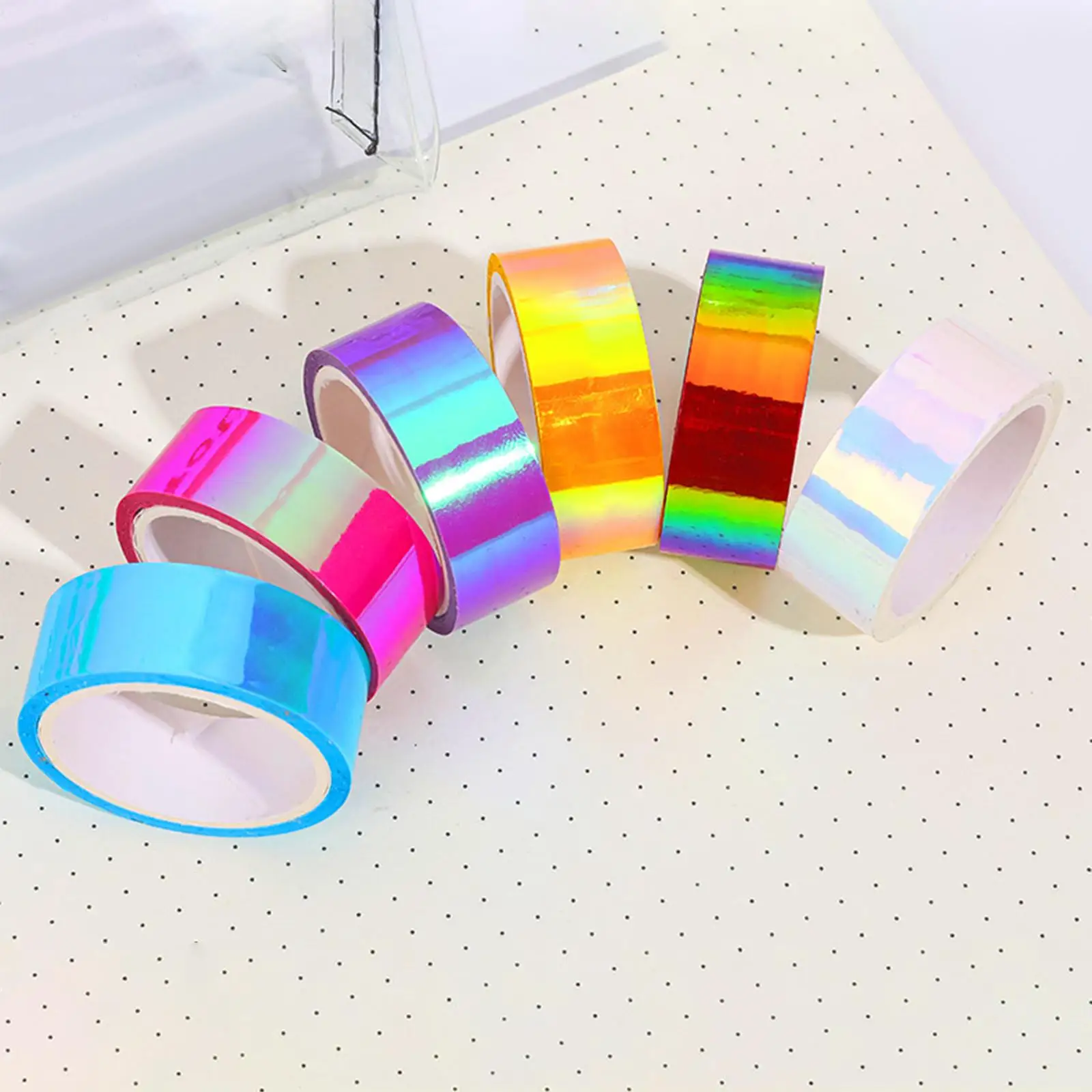 Glitter Washi Tape Set Decorative 16.4ft Masking Washi Tapes for Diary Album