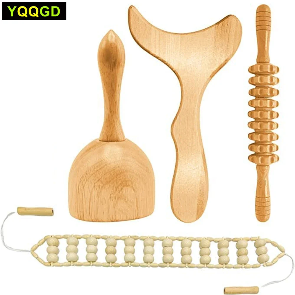 

Maderoterapia Kit Wood Therapy Massage Tools for Body Shaping,Wooden Lymphatic Drainage Massager for Gua Sha, Massage Roller