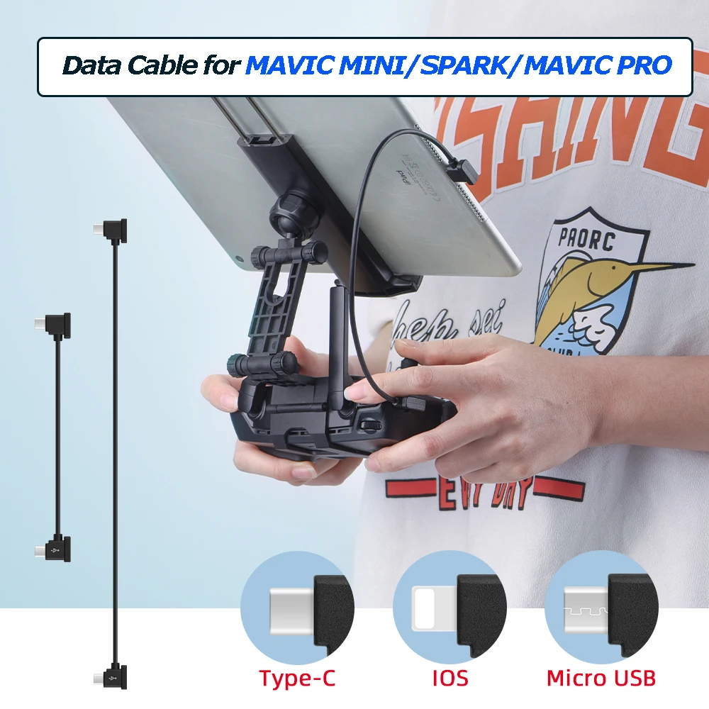 

Кабель для передачи данных OTG для MAVIC MINI/SPARK/MAVIC PRO/ZOOM/AIR Drone IOS type-C адаптер Micro-USB проводной разъем аксессуар для планшетного телефона