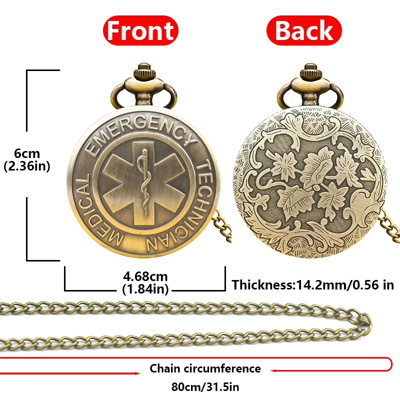 Montre de poche rétro Steampunk à rabat en Bronze pour hommes et femmes, cadeau d'étudiant, collier à Quartz, étoile de vie, montre de poche commémorative