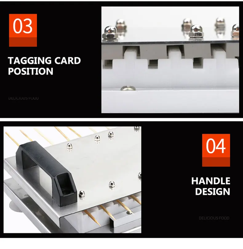 

Коммерческая машина для приготовления мяса для барбекю из нержавеющей стали, ручная машина для приготовления мяса, проникатор из нержавеющей стали