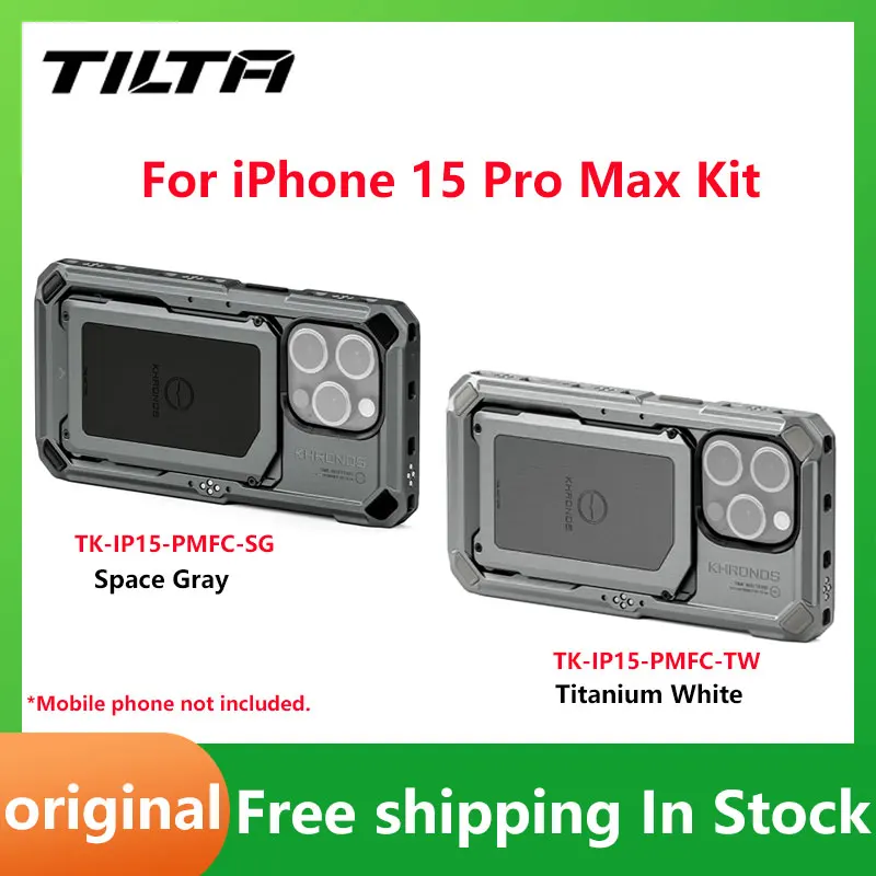 TILTA Khronos Cage iPhone 15 Pro Max Kit iPhone Cage Ecosystem For iPhone Quick Release Live Fill Light Phone Filter