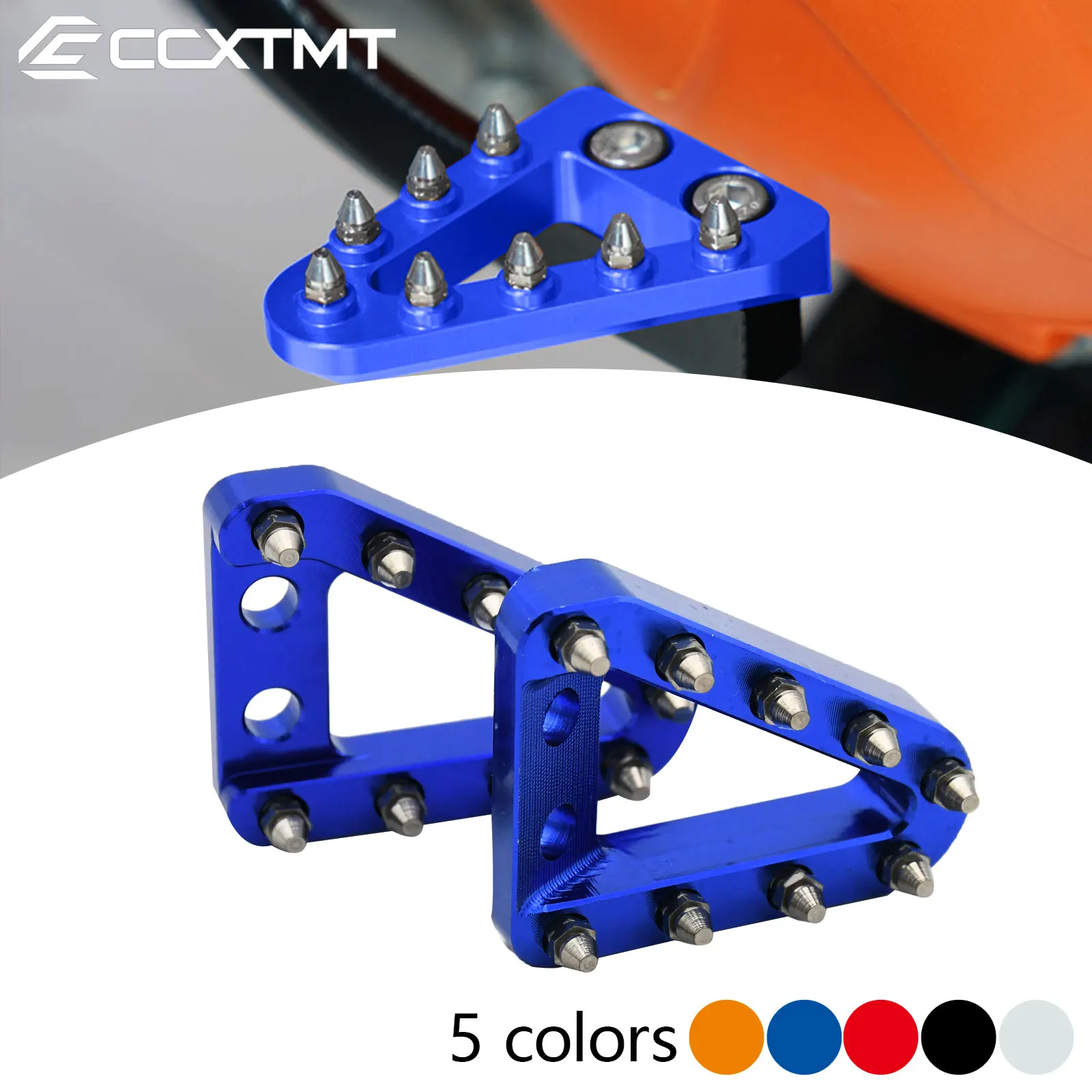 Motorcycle CNC Brake Pedal Lever Tip Plate For Husqvarna FC TC FE TE FX TX For KTM XC XCF EXC EXCF XCW SXF SX 125-530 2008-2023