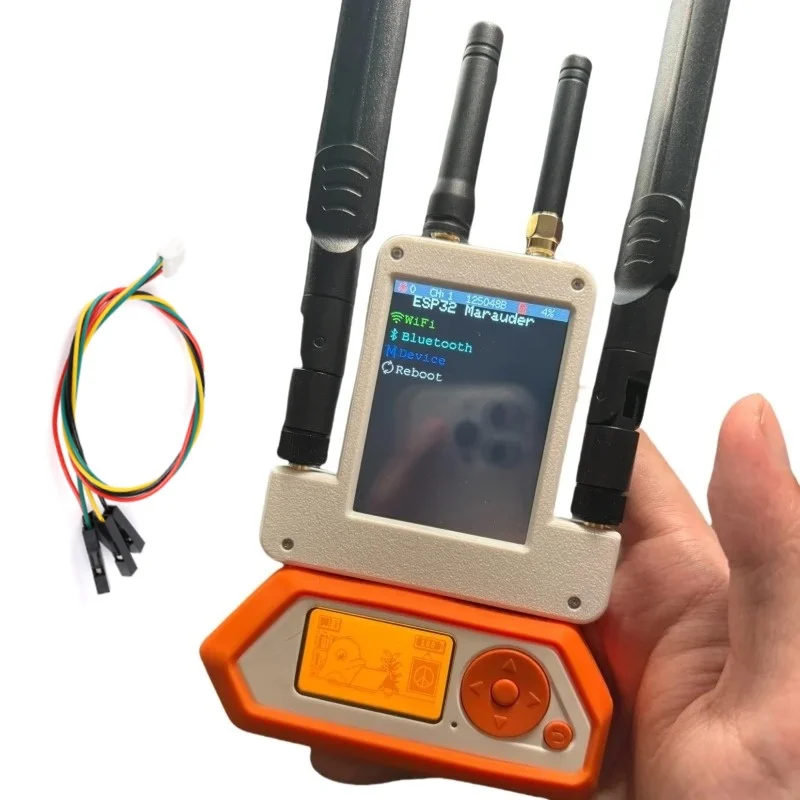 

4 in 1 Expansion Board For Flipper Zero 433M RF Module +ESP32S2 Module + GPS Module + 2.8 inch Screen