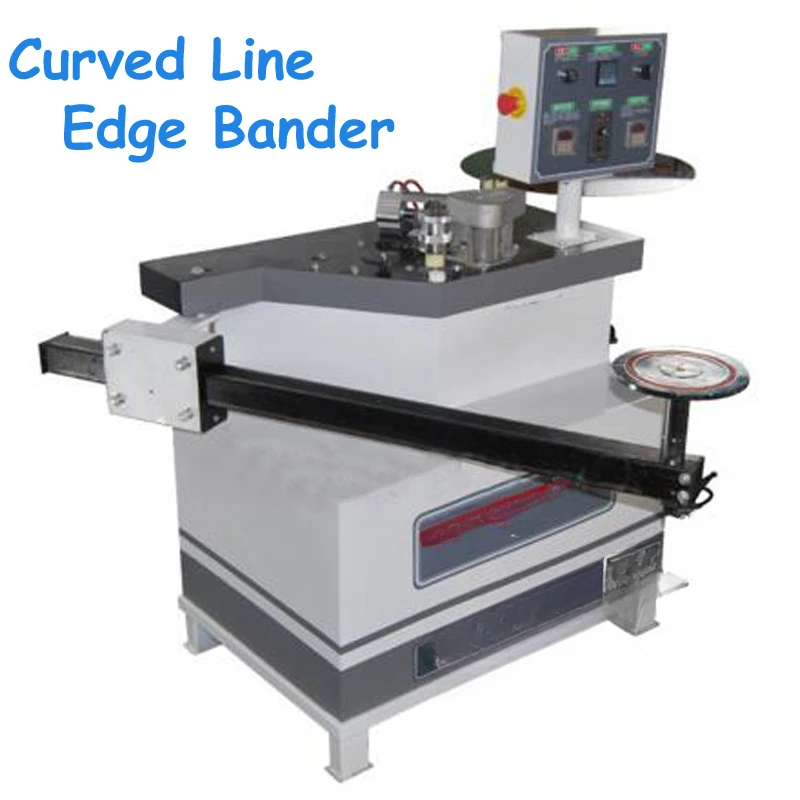 Curved Line Edge Banding Machine Manual Swing Arm Edger Woodworking Edge Banding Machine Desktop Curve Wrapping Machine