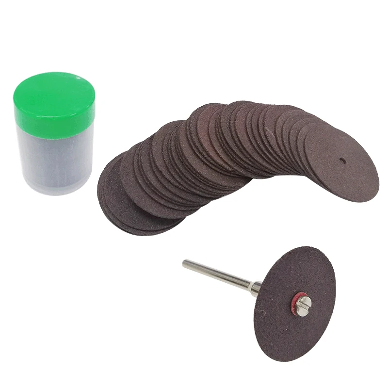 36pcs 24mm Fiberglass Reinforced Mini Drill Cutting Disc Cut Off Wheel Accessories Abrasive Tools for Rotary Tool