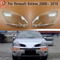 Headlamp Cover Transparent Shade Lamp Headlight Shell Lens Plexiglass Auto Replacement Parts For Renault Koleos 2008 2009 2010