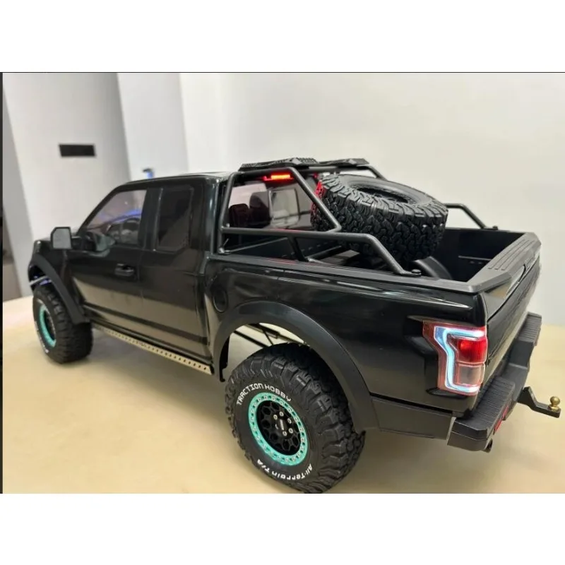 Stainless Steel Gantry Frame for Traction Hobby KM F150, Reserved Mount Holes for Tire & Recovery Board, Simulation Upgrade Part