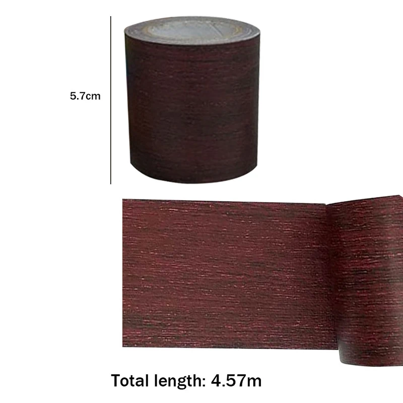 Woodgrain Repair Tape Patch Wood Textured Furniture Adhesive Tape Strong Stickiness Waterproof Tape Portable Furniture Care