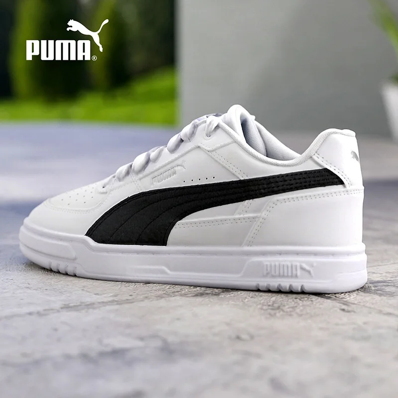 2026 Sport Puma Men Low Top Skate Shoes 404484-04 White Black Silver Casual Sneakers