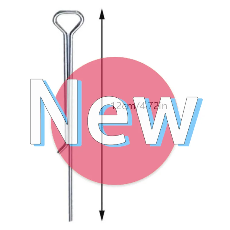 #10/20/30Pcs Metal Candle Wick Fixing Clip 12cm Durable Holder for DIY Candle Making Craft Accessories