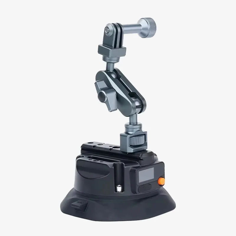 45インチ電動オートポンプ式吸盤カメラマウント、アルミボールヘッドマジックアーム付き、dji-insta360-go-pro対応