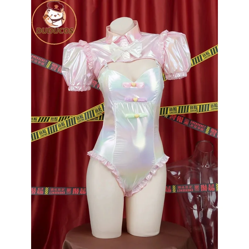

KAngel Cospaly Costume Game Needy Streamer Overload DUDU-R Women Sexy Swimsuit Dress Kangel Costume