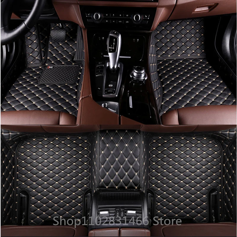 LHD for Volkswagen VW Touran L 2021 2020 2019 2018 2017 2016 (6 Seater) Car Floor Mats Accessories Interior Products Carpets