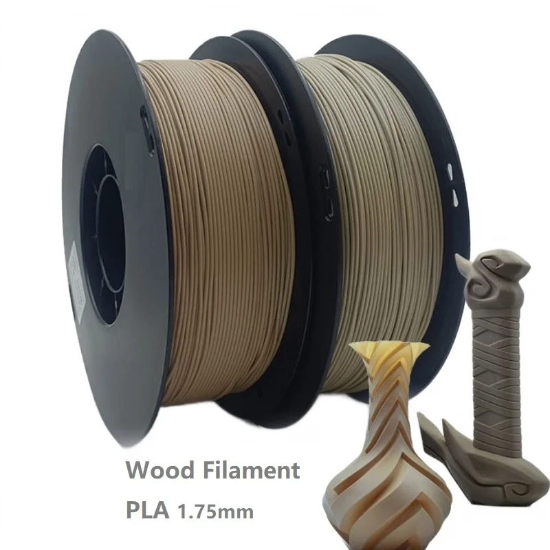 3D Printer Wood Filament PLA 1.75mm Sublimation Wooden PLA 1kg/500g/250g 3D Printing Material Ebony Red Sandal Wood Filamento