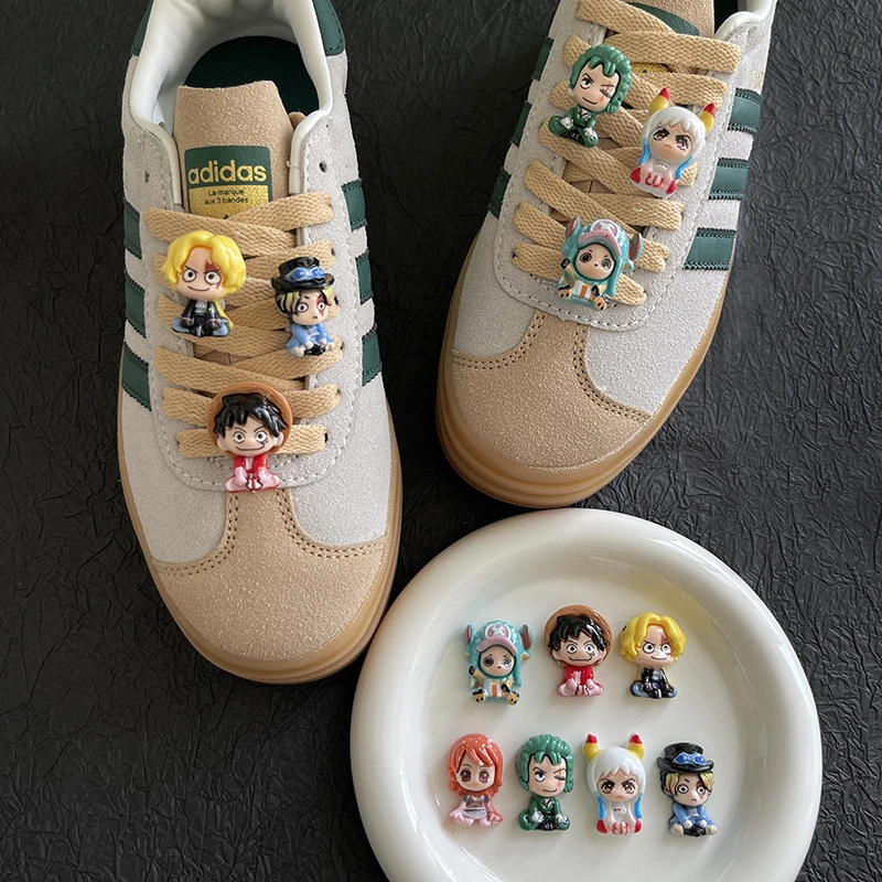 7PCS Kawaii Cartoon Anime Shoe Lace Charms Set Anime Shoe Decor Accessories For Sneakers Fans Party Gifts Favors