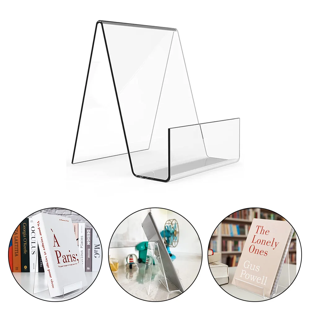 Display Stand Transparent Bracket Store Comic Book Store Large 100x100x150cm Stable Triangular Structure Pictures