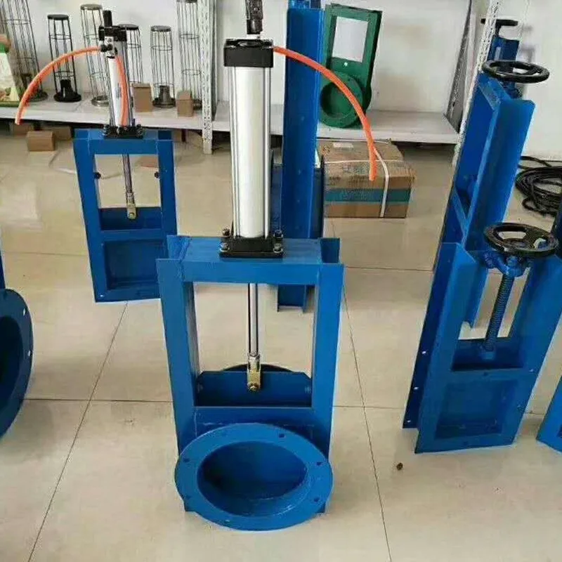 Hand wheel type flapper valve Dust remover Discharger Drain gate valve Square port Electric pneumatic flapper valve