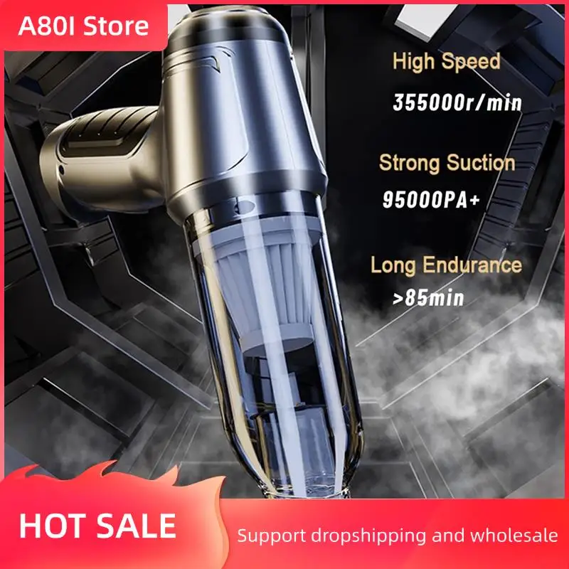 

A80I Brushless Motor Vacuum Cleaner Wireless Vacuum Cleaner Blower Strong Suction Car Handheld Powerful Hand Home Portable