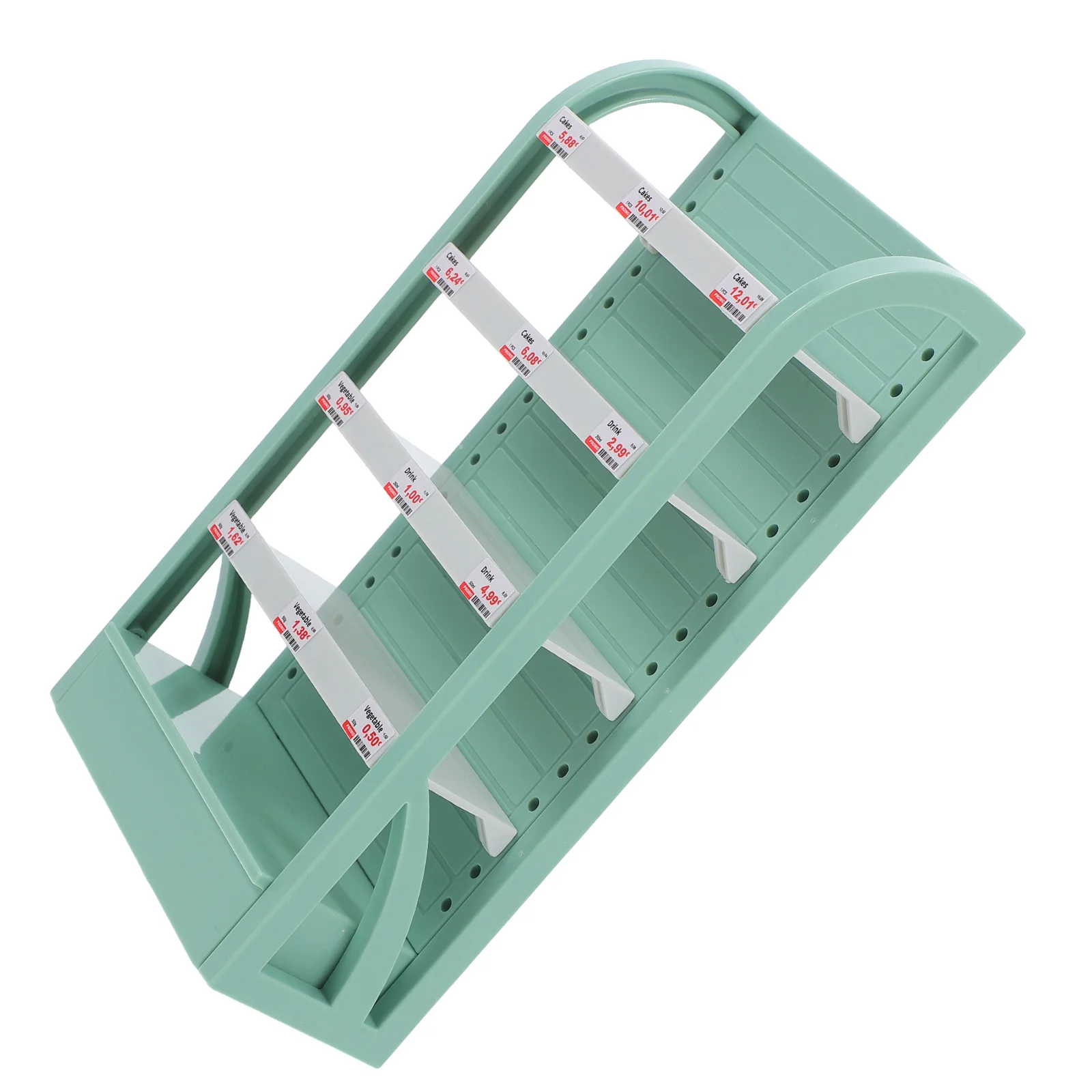 Miniature Supermarket Multi Layer Shelves Display Rack for Dollhouse Storage Cabinet Kids Pretend Play Furniture
