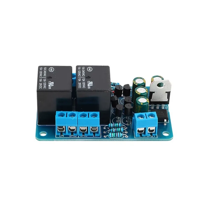 Speaker speaker protection board with dual relay power amplifier board boot delay DC protection finished product