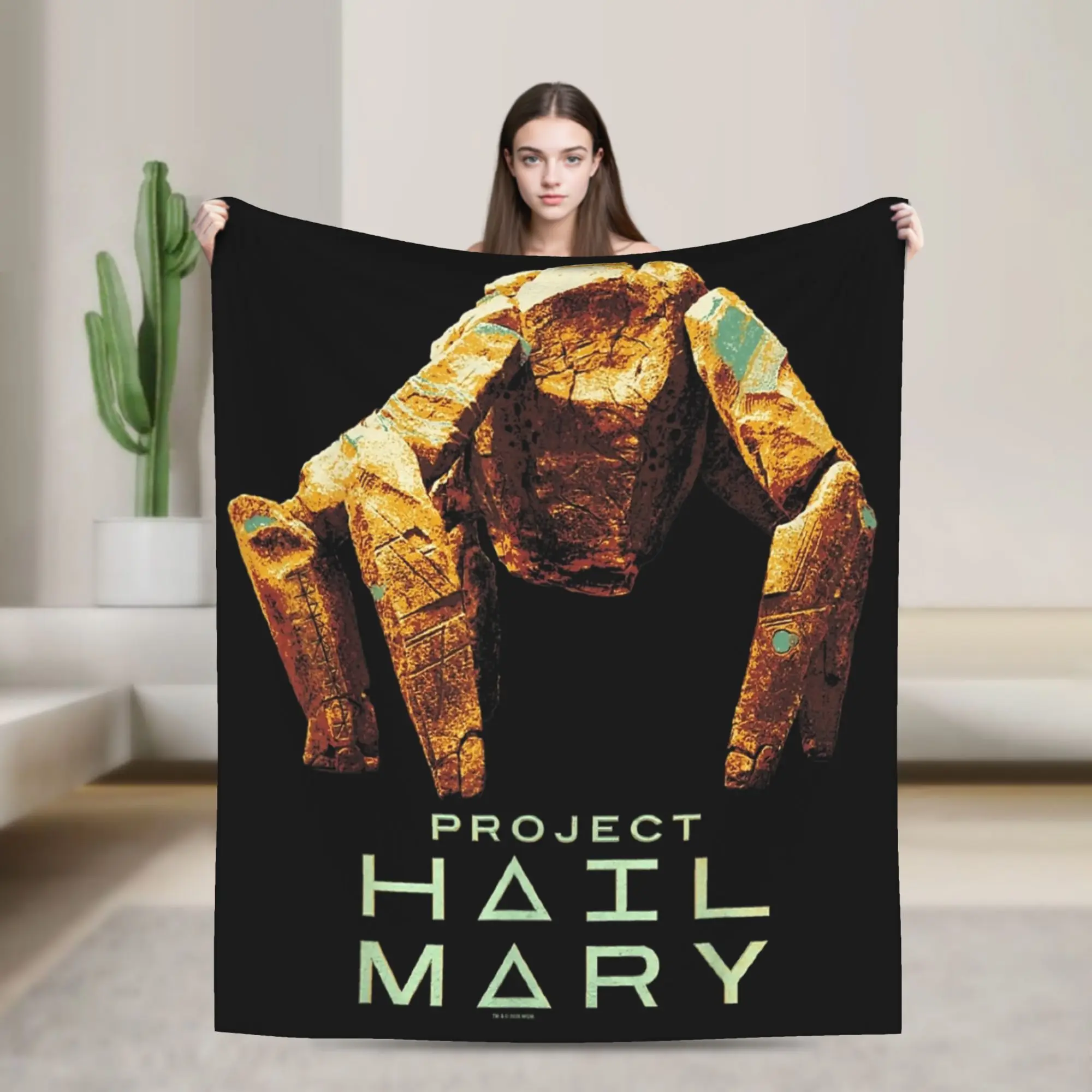 Project Hail Mary Fleece Throw Blanket  Blankets for Home Car Ultra-Soft Bedding Throws