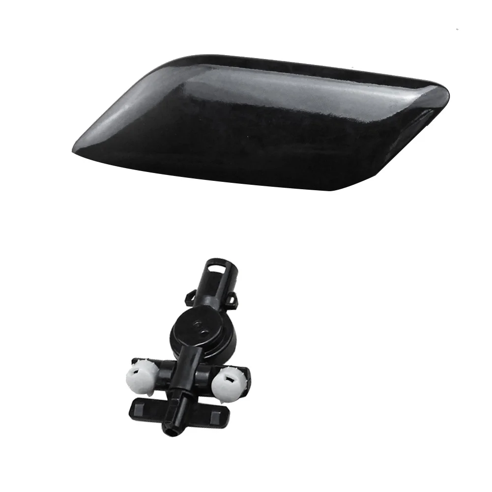 Boquilla de lavado de faros delanteros, tapa de chorro HID con conector 85045-33060 85044-33070 para Toyota Camry 2009-2011