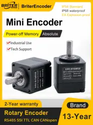 Absolute Encoder Rotary Single Multi-turn CAN RS485 Modbus 0-5V 4-20mA Angle Speed Sensor for Automation Lines IP54&IP68
