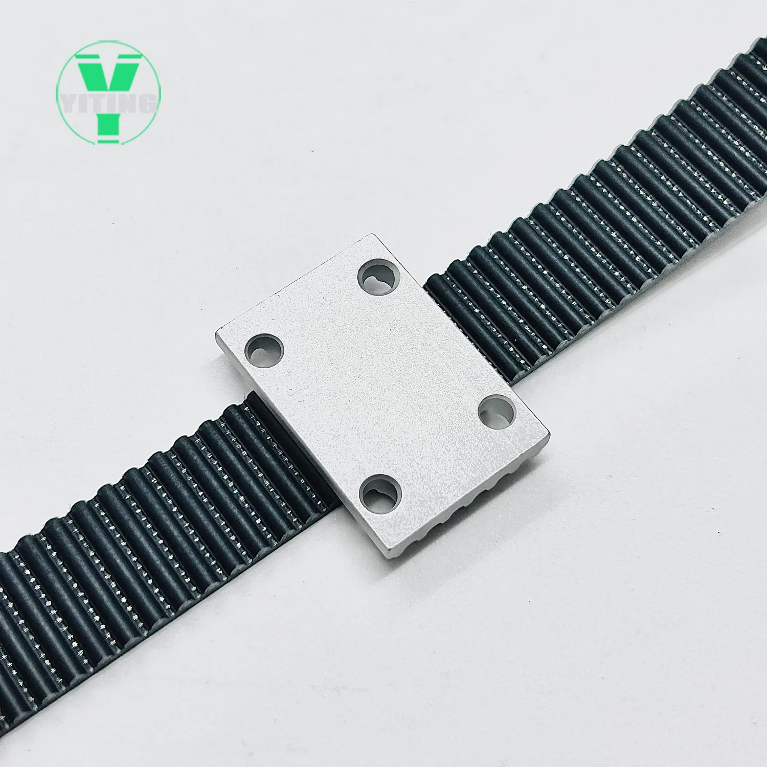 HTD3M Open Belt TBCR 1PC Toothed Plate 3M-HTD Belt Width 6/10/15/20/25mm Aluminum Alloy Connecting Plate Buckle Plate